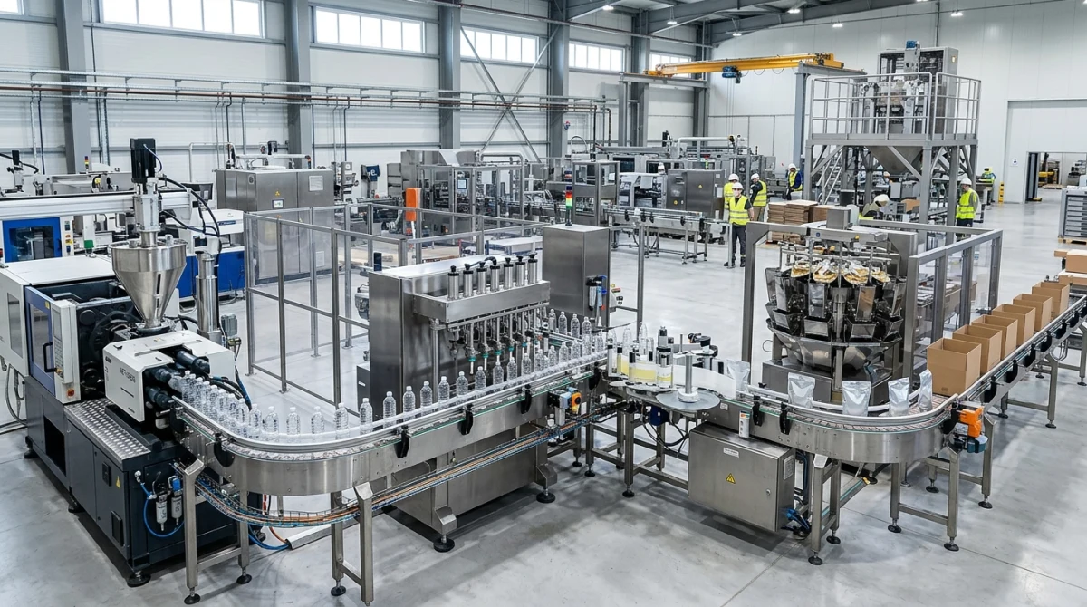 Maquinaria Industrial de Fabrico e Linhas de Produção