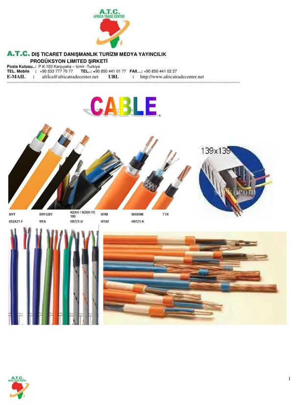 Medium & High Voltage Industrial Cables Technical Guide