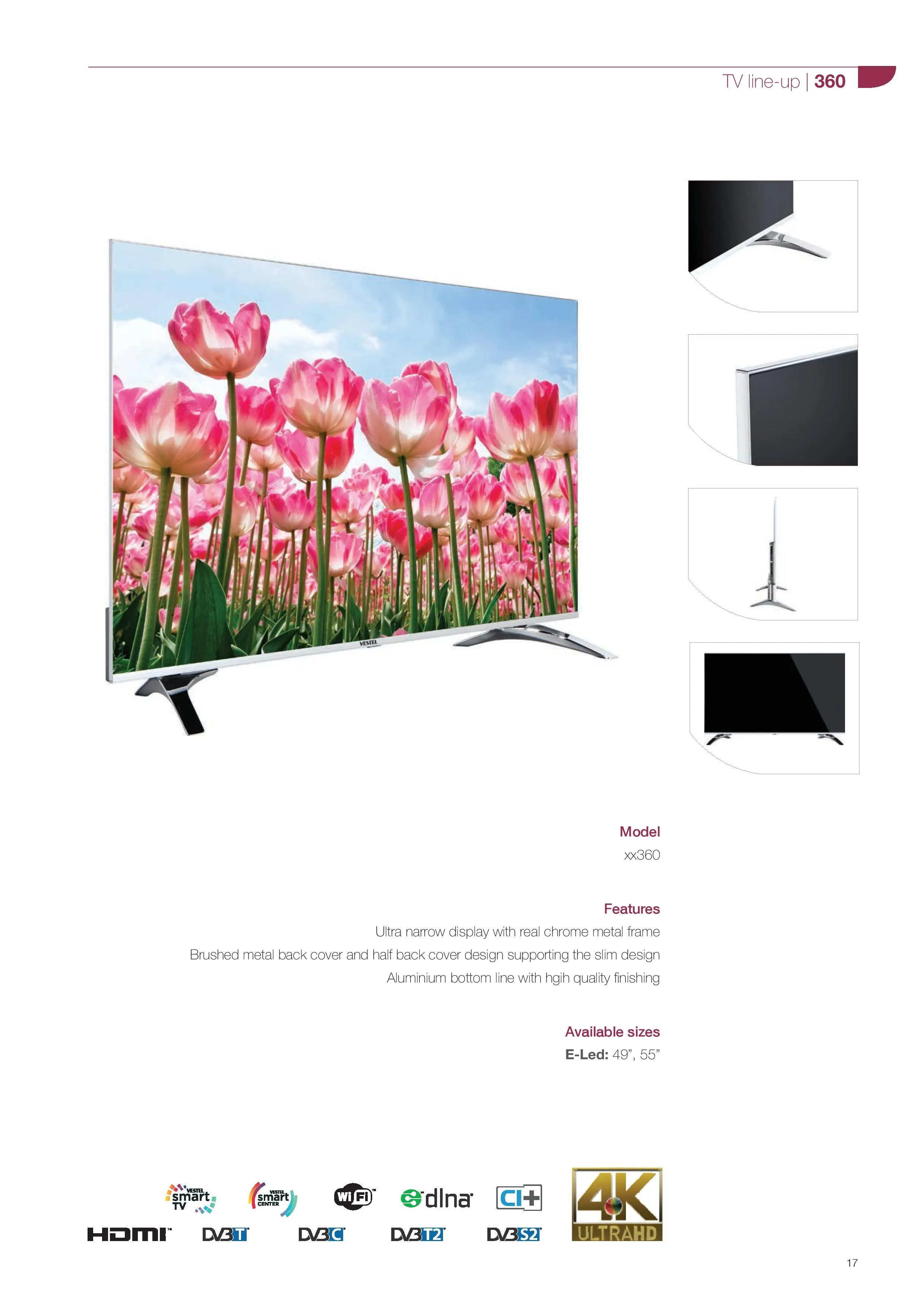 Téléviseur Smart LED Ultra HD 4K — Modèle Export Android TV 167 — Gros Électroménager, Froid & Électronique Grand Public | COIDET & ATC