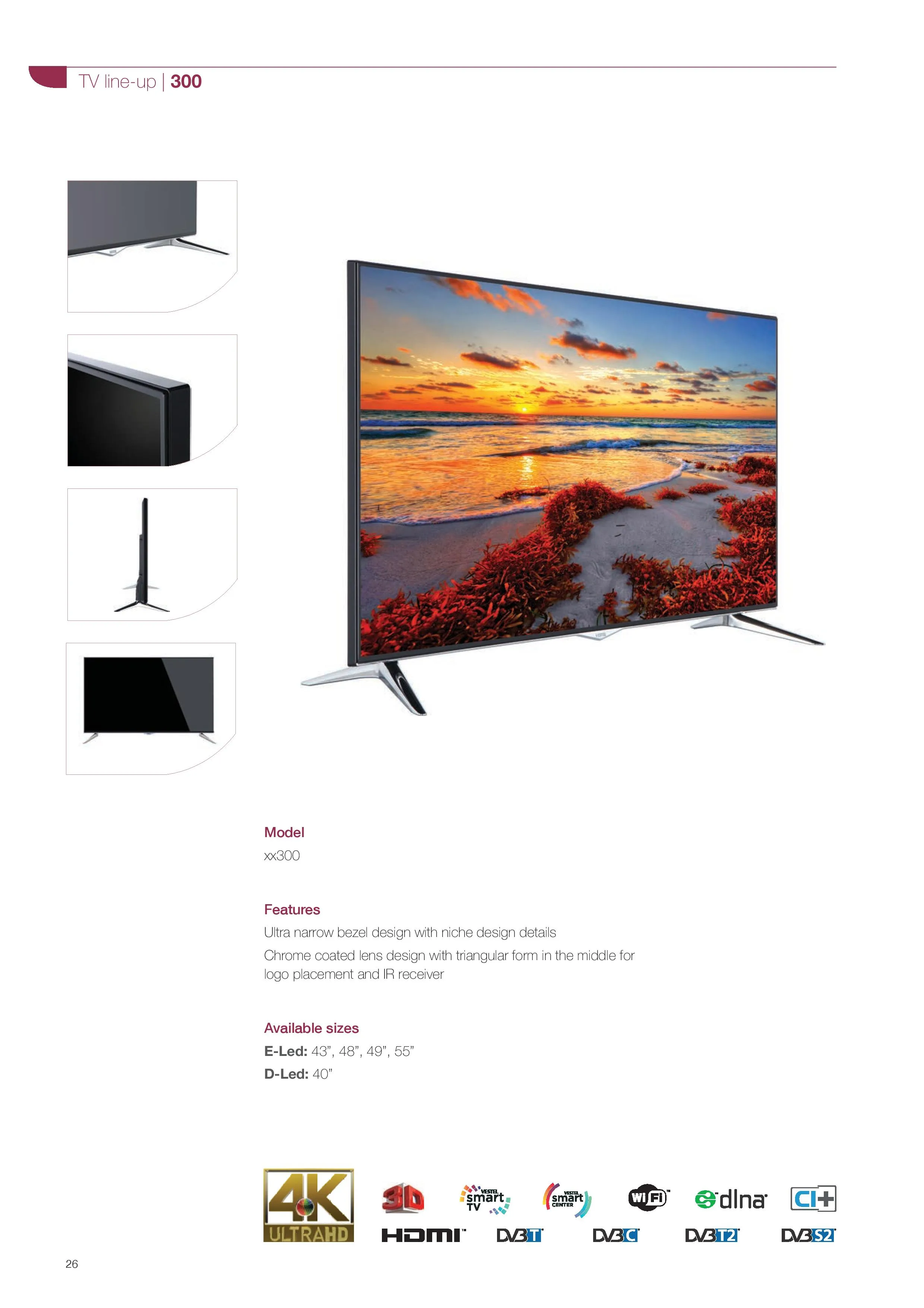 Téléviseur Smart LED Ultra HD 4K — Modèle Export Android TV 180 — Gros Électroménager, Froid & Électronique Grand Public | COIDET & ATC