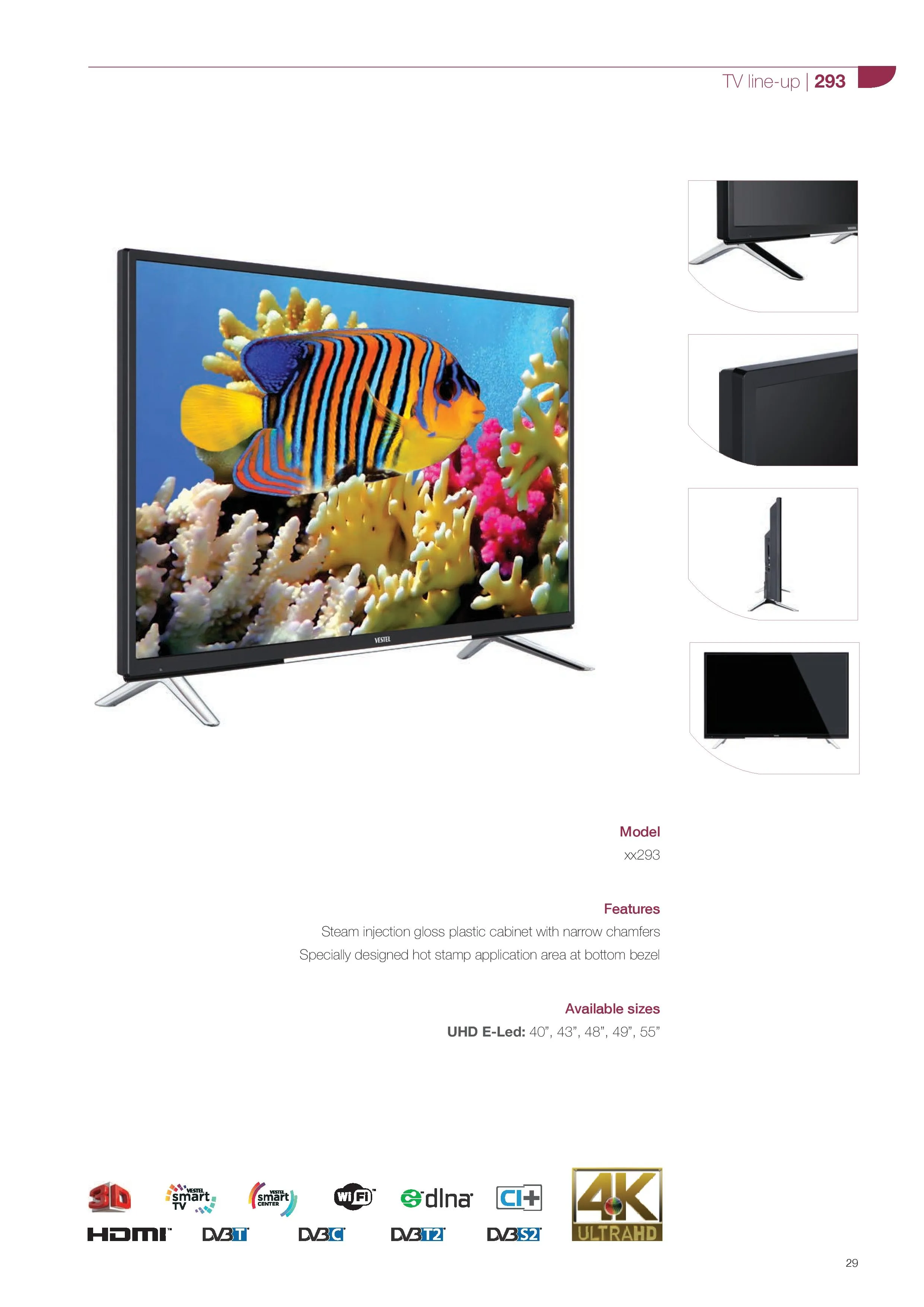 Téléviseur Smart LED Ultra HD 4K — Modèle Export Android TV 230 — Gros Électroménager, Froid & Électronique Grand Public | COIDET & ATC