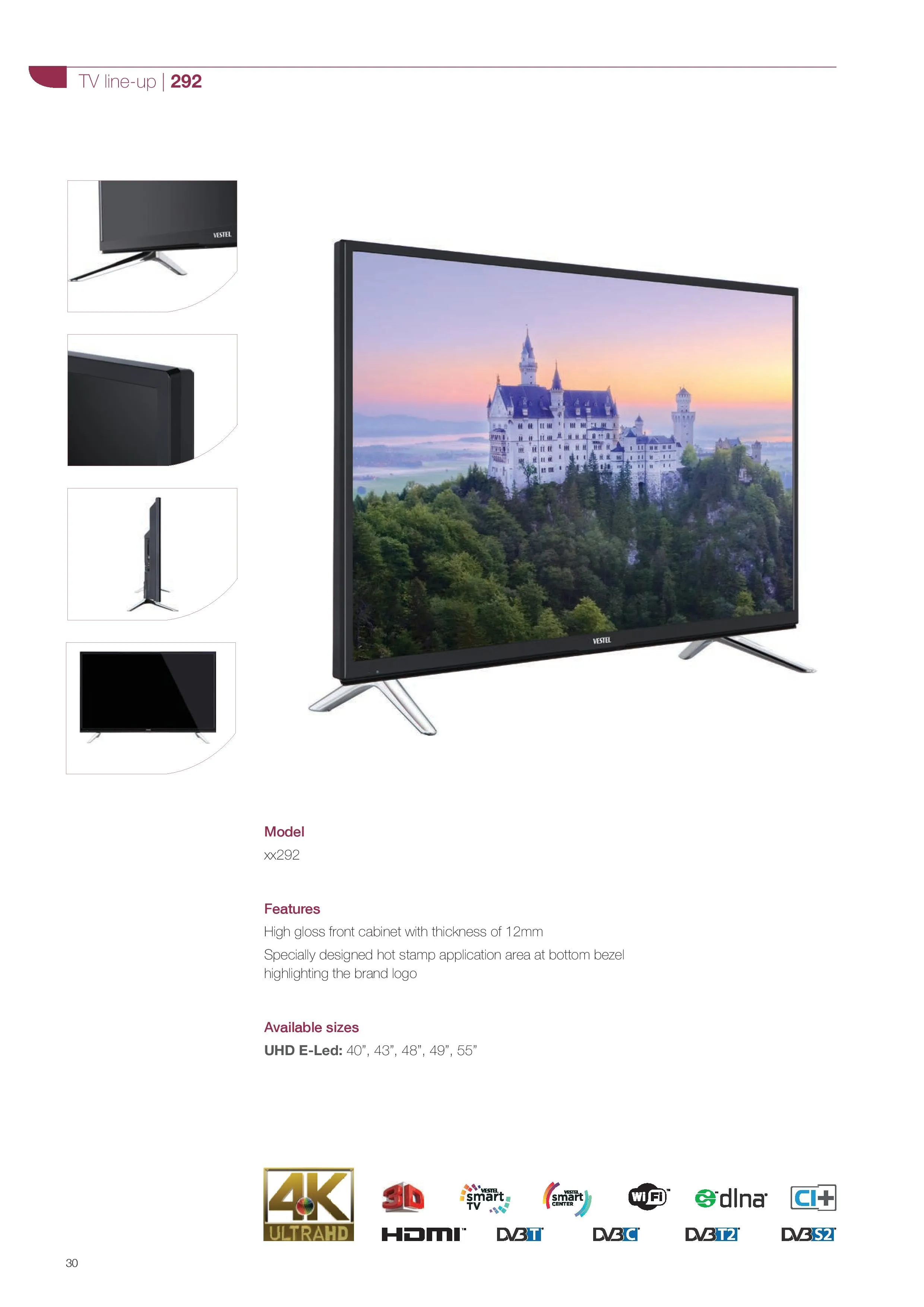 Téléviseur Smart LED Ultra HD 4K — Modèle Export Android TV 173 — Gros Électroménager, Froid & Électronique Grand Public | COIDET & ATC