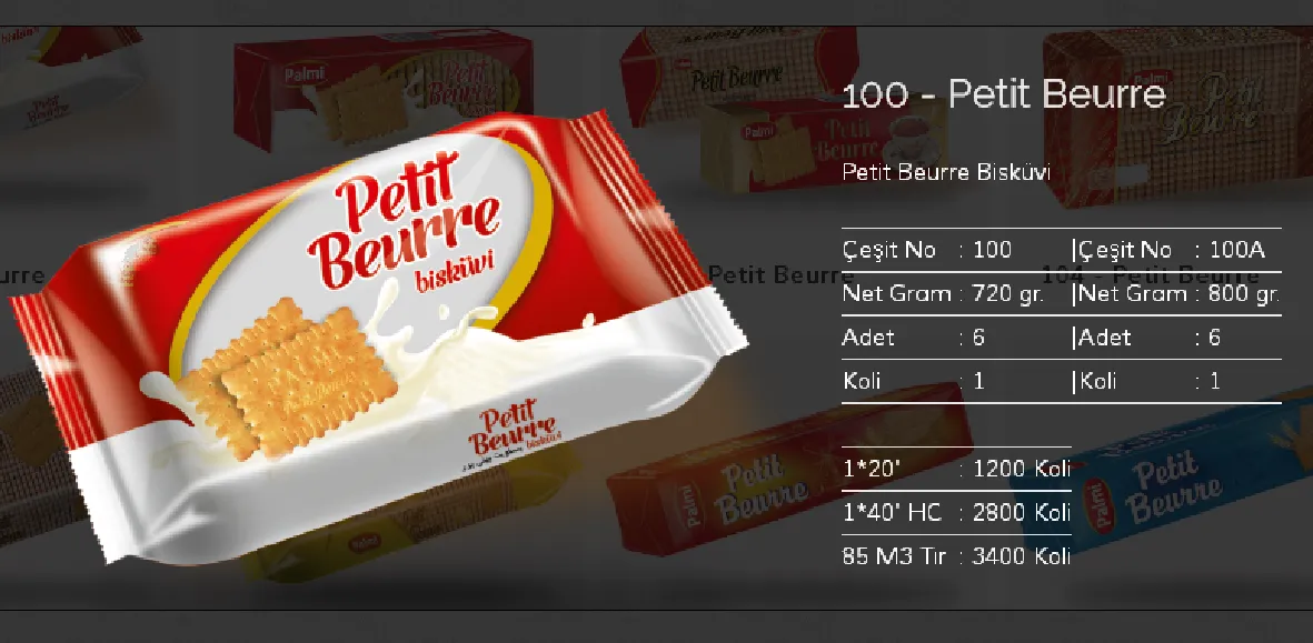 Bolachas & Wafers Cobertos com Chocolate Palmiye Modelo 110 — Alimentos, Leguminosas e Bens de Grande Consumo | COIDET & ATC