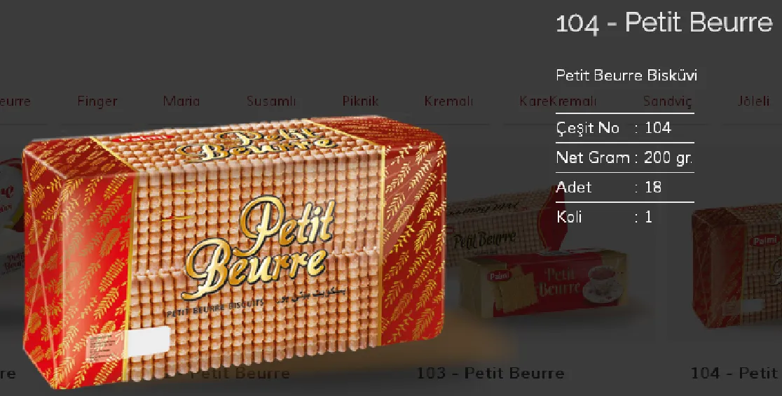 Bolachas & Wafers Cobertos com Chocolate Palmiye Modelo 149 — Alimentos, Leguminosas e Bens de Grande Consumo | COIDET & ATC