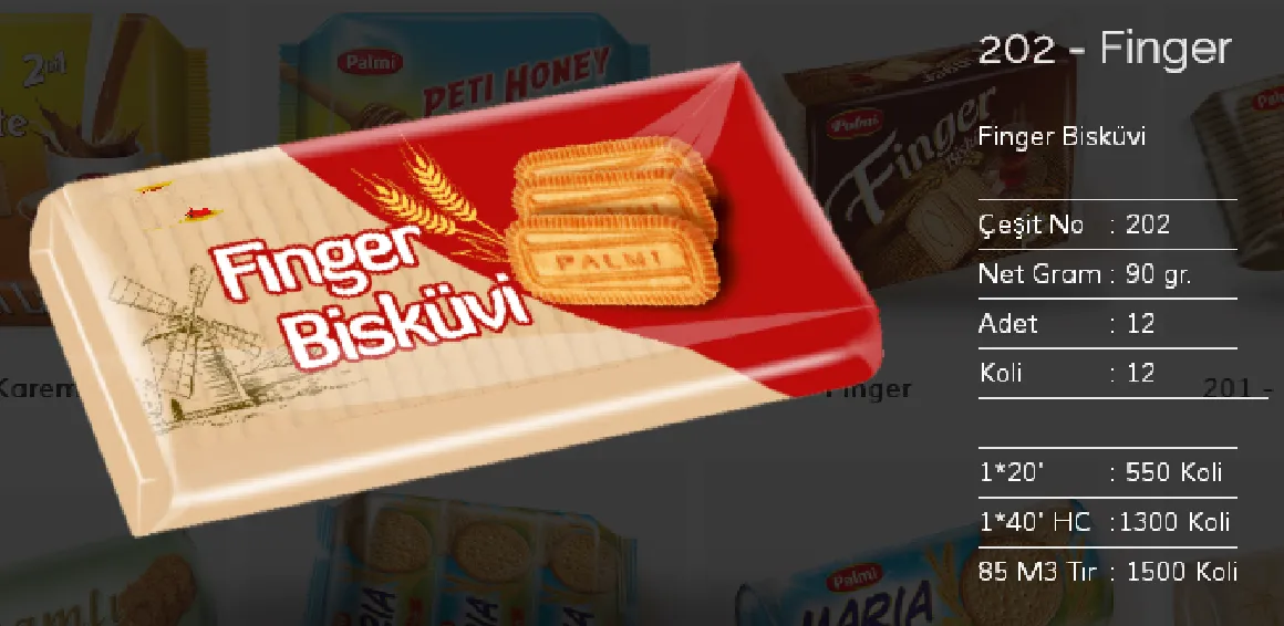Bolachas & Wafers Cobertos com Chocolate Palmiye Modelo 36 — Alimentos, Leguminosas e Bens de Grande Consumo | COIDET & ATC