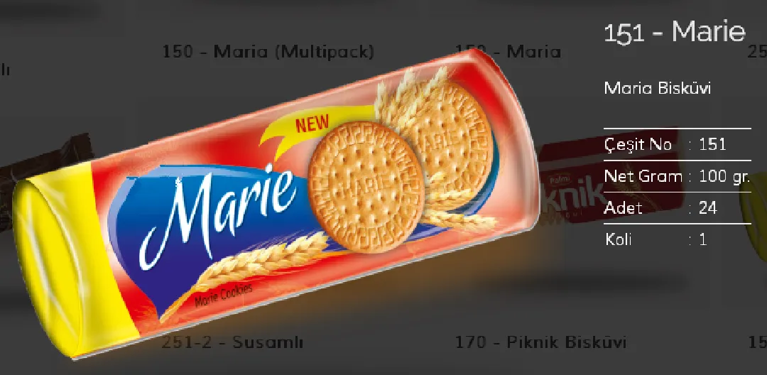 Bolachas & Wafers Cobertos com Chocolate Palmiye Modelo 143 — Alimentos, Leguminosas e Bens de Grande Consumo | COIDET & ATC