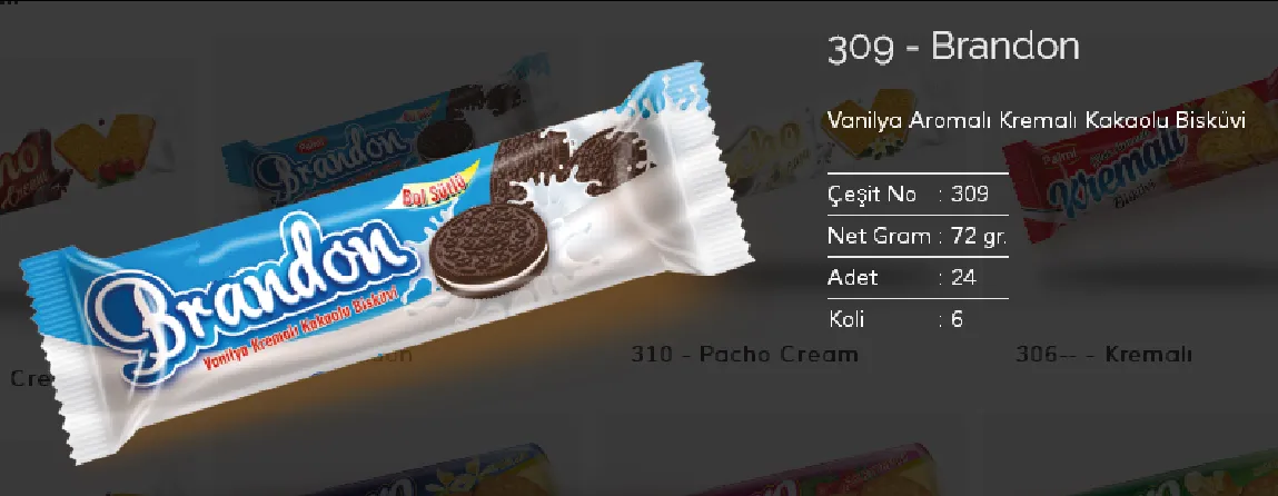 Bolachas & Wafers Cobertos com Chocolate Palmiye Modelo 24 — Alimentos, Leguminosas e Bens de Grande Consumo | COIDET & ATC