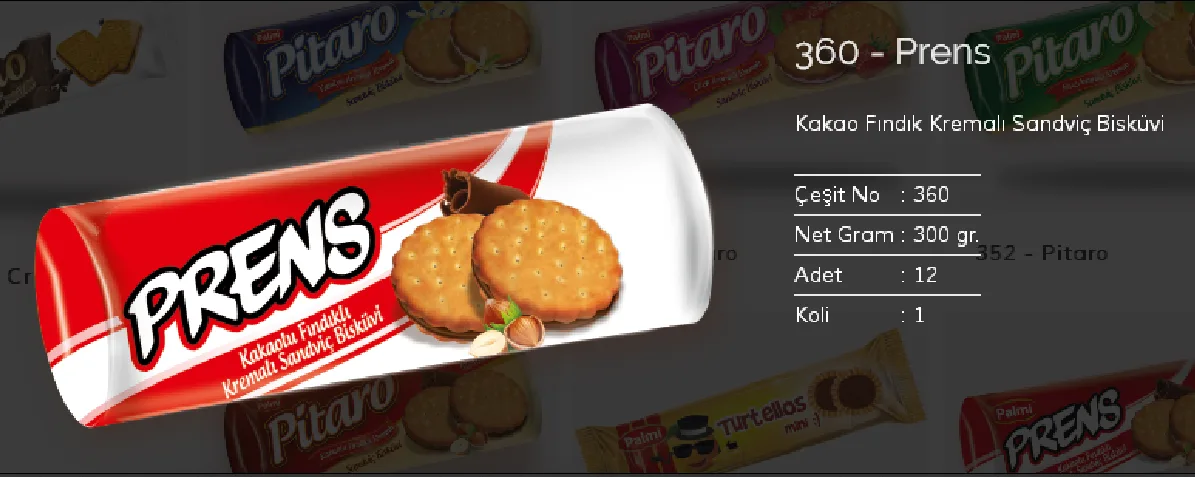 Bolachas & Wafers Cobertos com Chocolate Palmiye Modelo 4 — Alimentos, Leguminosas e Bens de Grande Consumo | COIDET & ATC