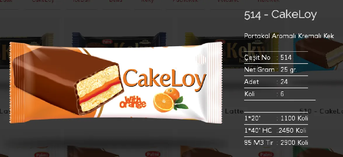 Bolachas & Wafers Cobertos com Chocolate Palmiye Modelo 23 — Alimentos, Leguminosas e Bens de Grande Consumo | COIDET & ATC