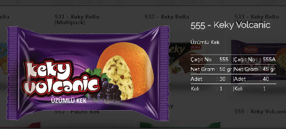 Bolachas & Wafers Cobertos com Chocolate Palmiye Modelo 134 — Alimentos, Leguminosas e Bens de Grande Consumo | COIDET & ATC