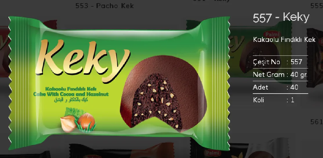 Bolachas & Wafers Cobertos com Chocolate Palmiye Modelo 61 — Alimentos, Leguminosas e Bens de Grande Consumo | COIDET & ATC