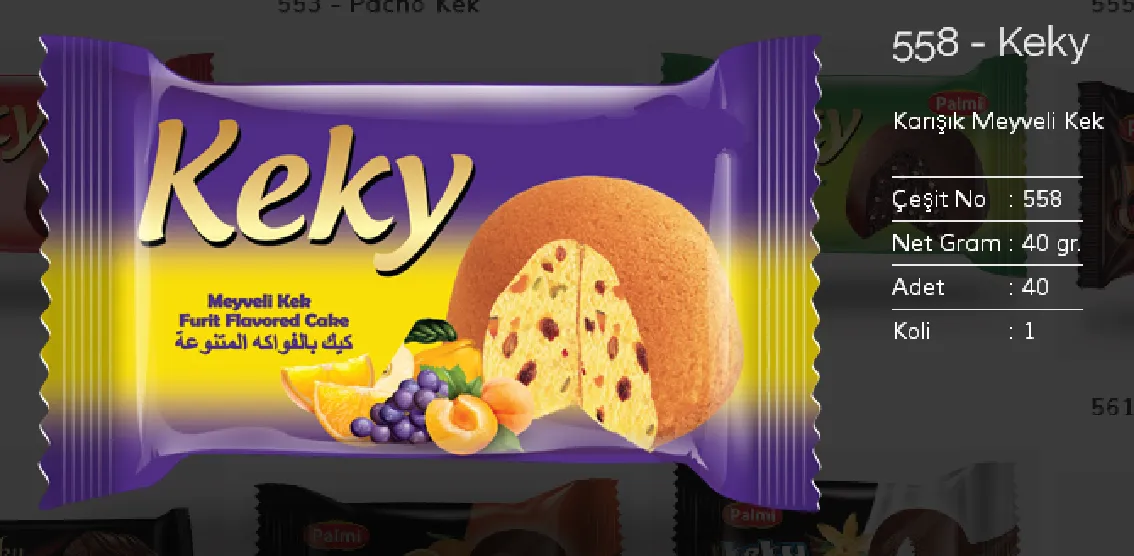 Bolachas & Wafers Cobertos com Chocolate Palmiye Modelo 40 — Alimentos, Leguminosas e Bens de Grande Consumo | COIDET & ATC