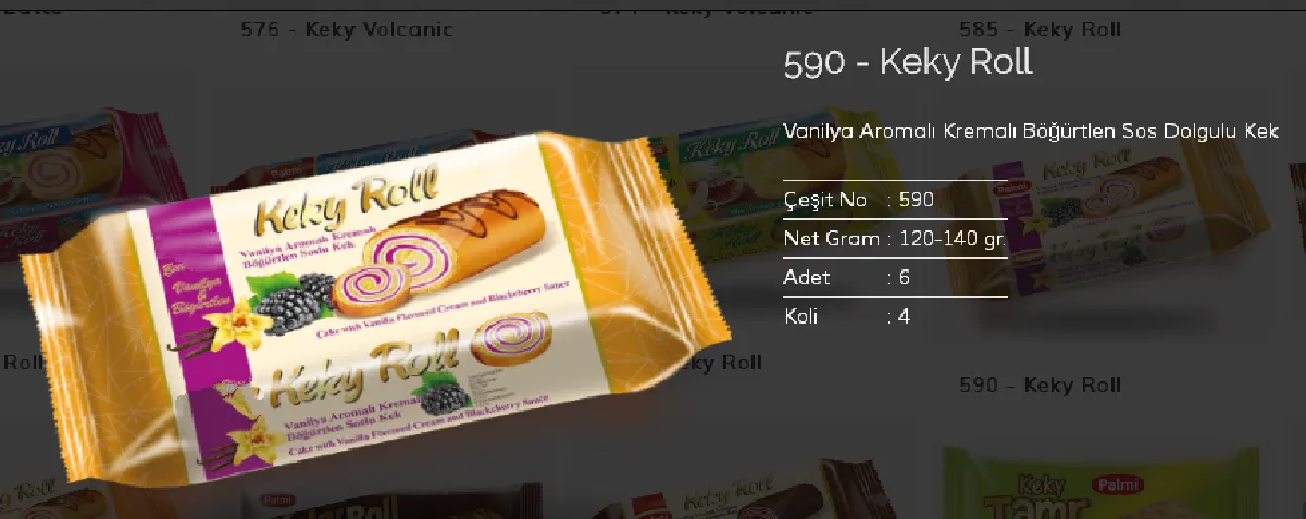 Bolachas & Wafers Cobertos com Chocolate Palmiye Modelo 65 — Alimentos, Leguminosas e Bens de Grande Consumo | COIDET & ATC