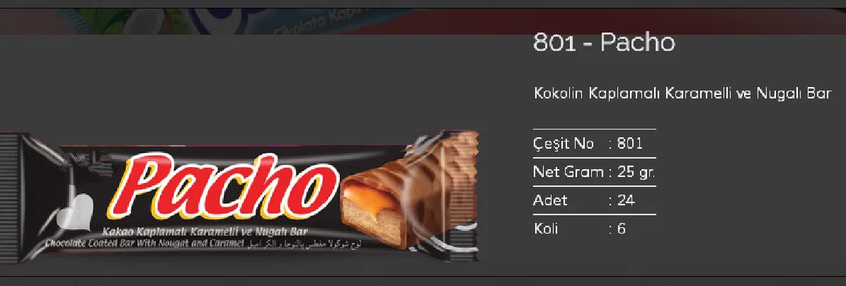 Bolachas & Wafers Cobertos com Chocolate Palmiye Modelo 82 — Alimentos, Leguminosas e Bens de Grande Consumo | COIDET & ATC