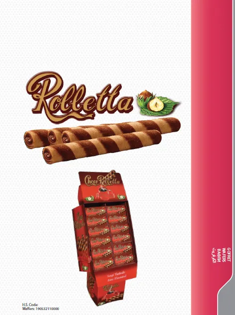 Série de Bolachas Recheadas com Creme & Wafers de Exportação Mert Modelo 40 — Alimentos, Leguminosas e Bens de Grande Consumo | COIDET & ATC