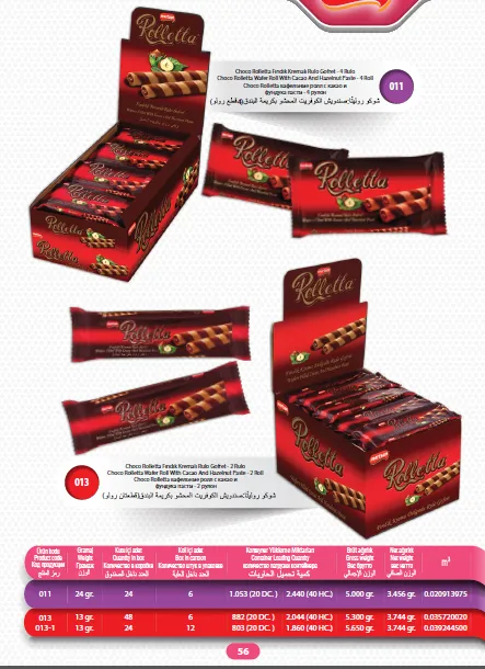Série de Bolachas Recheadas com Creme & Wafers de Exportação Mert Modelo 57 — Alimentos, Leguminosas e Bens de Grande Consumo | COIDET & ATC