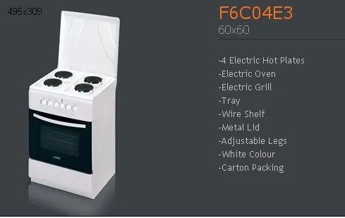 Cuisinière Solo à Gaz 4 Feux avec Gril (GPL/Gaz Naturel) Modèle 95 — Gros Électroménager, Froid & Électronique Grand Public | COIDET & ATC