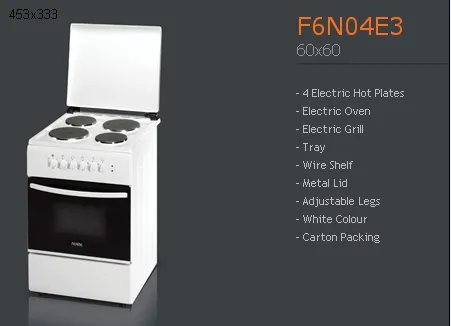 Cuisinière Solo à Gaz 4 Feux avec Gril (GPL/Gaz Naturel) Modèle 120 — Gros Électroménager, Froid & Électronique Grand Public | COIDET & ATC
