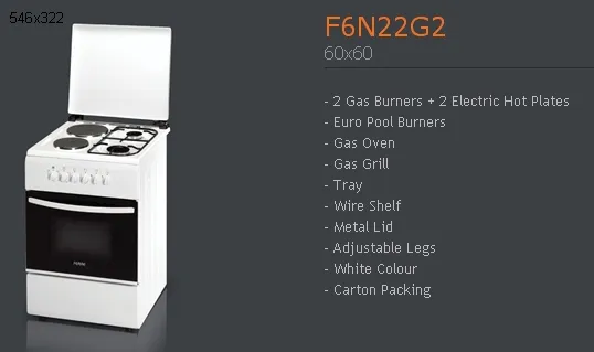 Cuisinière Solo à Gaz 4 Feux avec Gril (GPL/Gaz Naturel) Modèle 33 — Gros Électroménager, Froid & Électronique Grand Public | COIDET & ATC