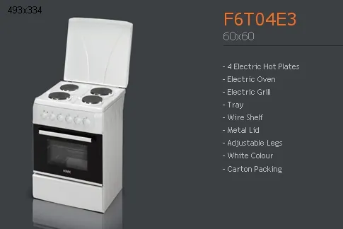 Cuisinière Solo à Gaz 4 Feux avec Gril (GPL/Gaz Naturel) Modèle 11 — Gros Électroménager, Froid & Électronique Grand Public | COIDET & ATC