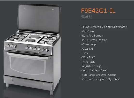 Cuisinière Solo à Gaz 4 Feux avec Gril (GPL/Gaz Naturel) Modèle 157 — Gros Électroménager, Froid & Électronique Grand Public | COIDET & ATC
