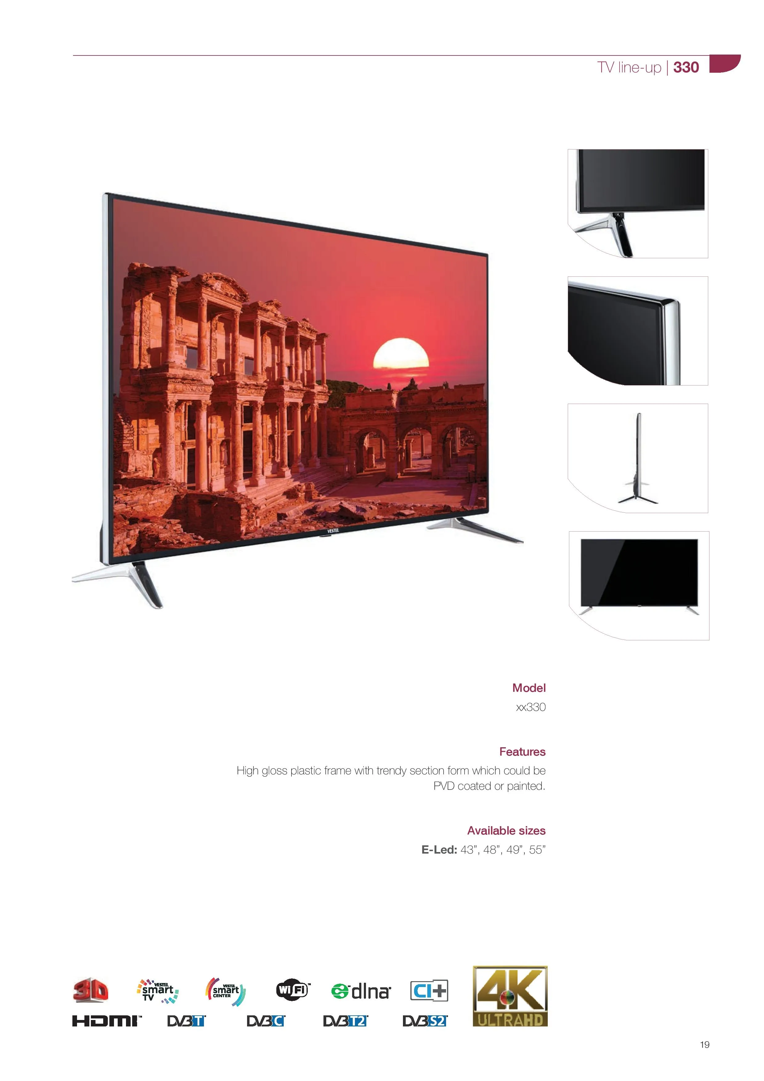 Téléviseur Smart LED Ultra HD 4K — Modèle Export Android TV 200 — Gros Électroménager, Froid & Électronique Grand Public | COIDET & ATC