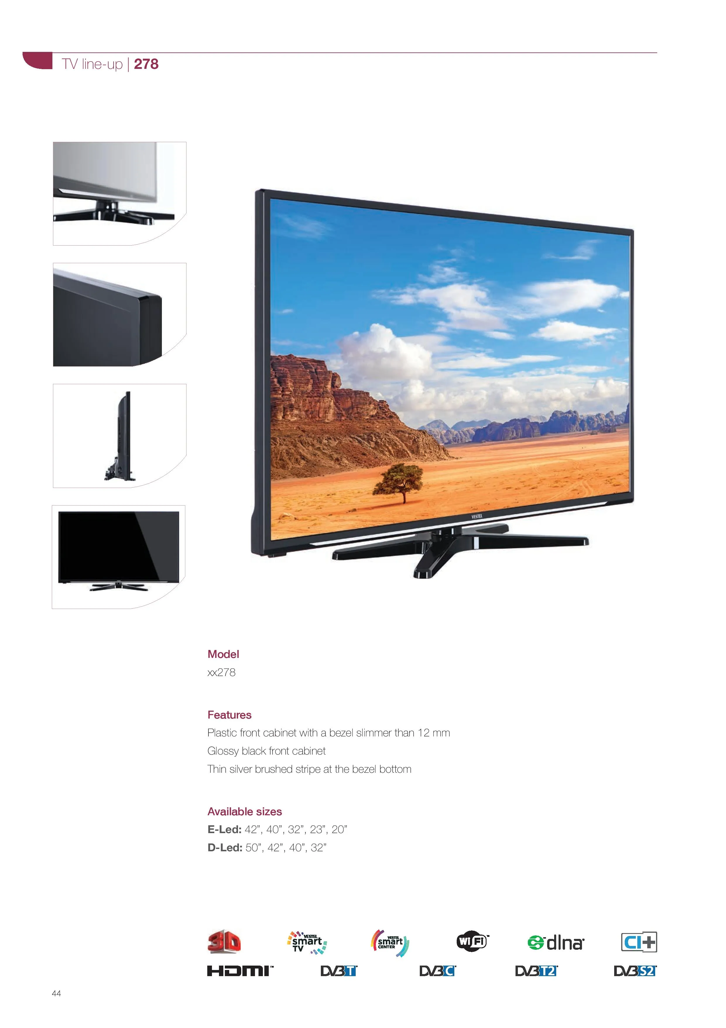 Téléviseur Smart LED Ultra HD 4K — Modèle Export Android TV 134 — Gros Électroménager, Froid & Électronique Grand Public | COIDET & ATC