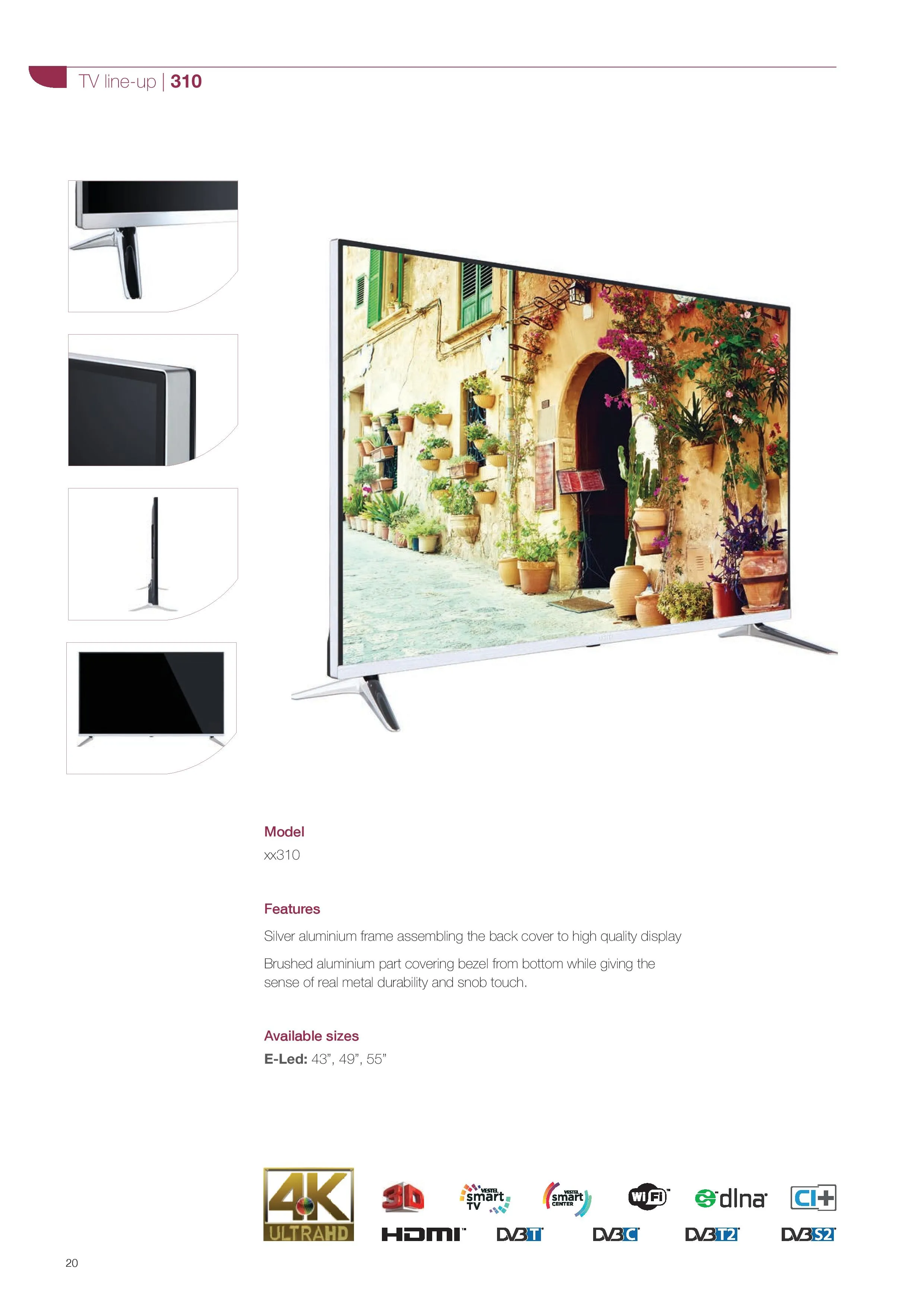 Téléviseur Smart LED Ultra HD 4K — Modèle Export Android TV 132 — Gros Électroménager, Froid & Électronique Grand Public | COIDET & ATC