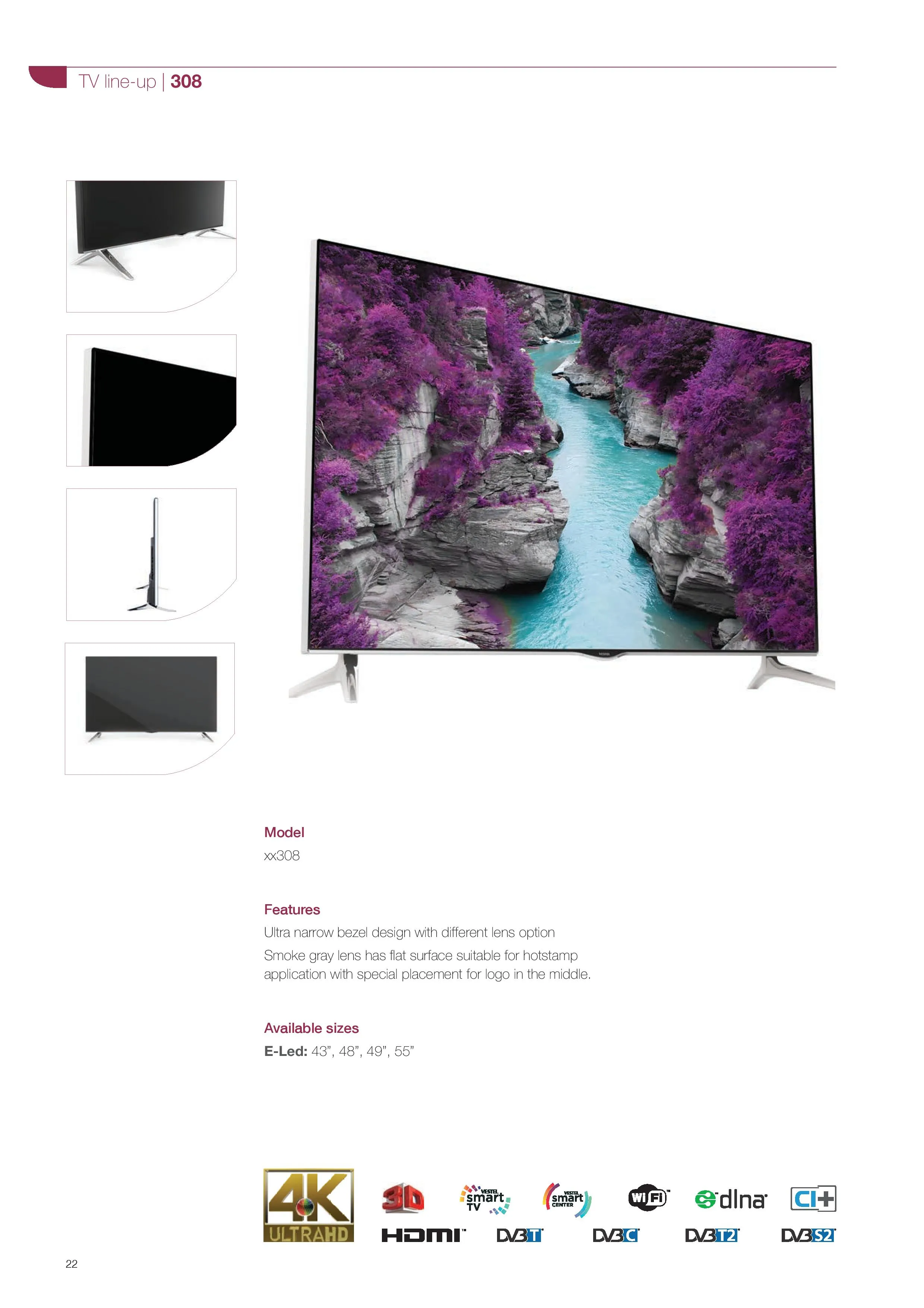 Téléviseur Smart LED Ultra HD 4K — Modèle Export Android TV 121 — Gros Électroménager, Froid & Électronique Grand Public | COIDET & ATC