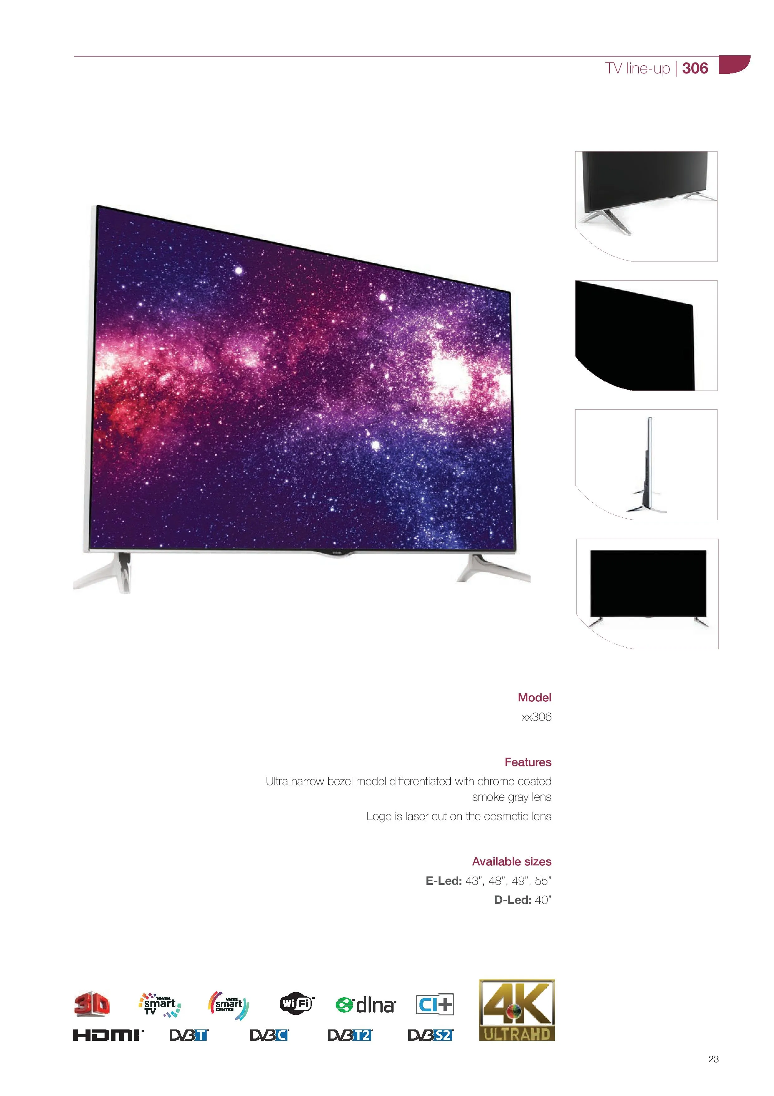 Téléviseur Smart LED Ultra HD 4K — Modèle Export Android TV 156 — Gros Électroménager, Froid & Électronique Grand Public | COIDET & ATC