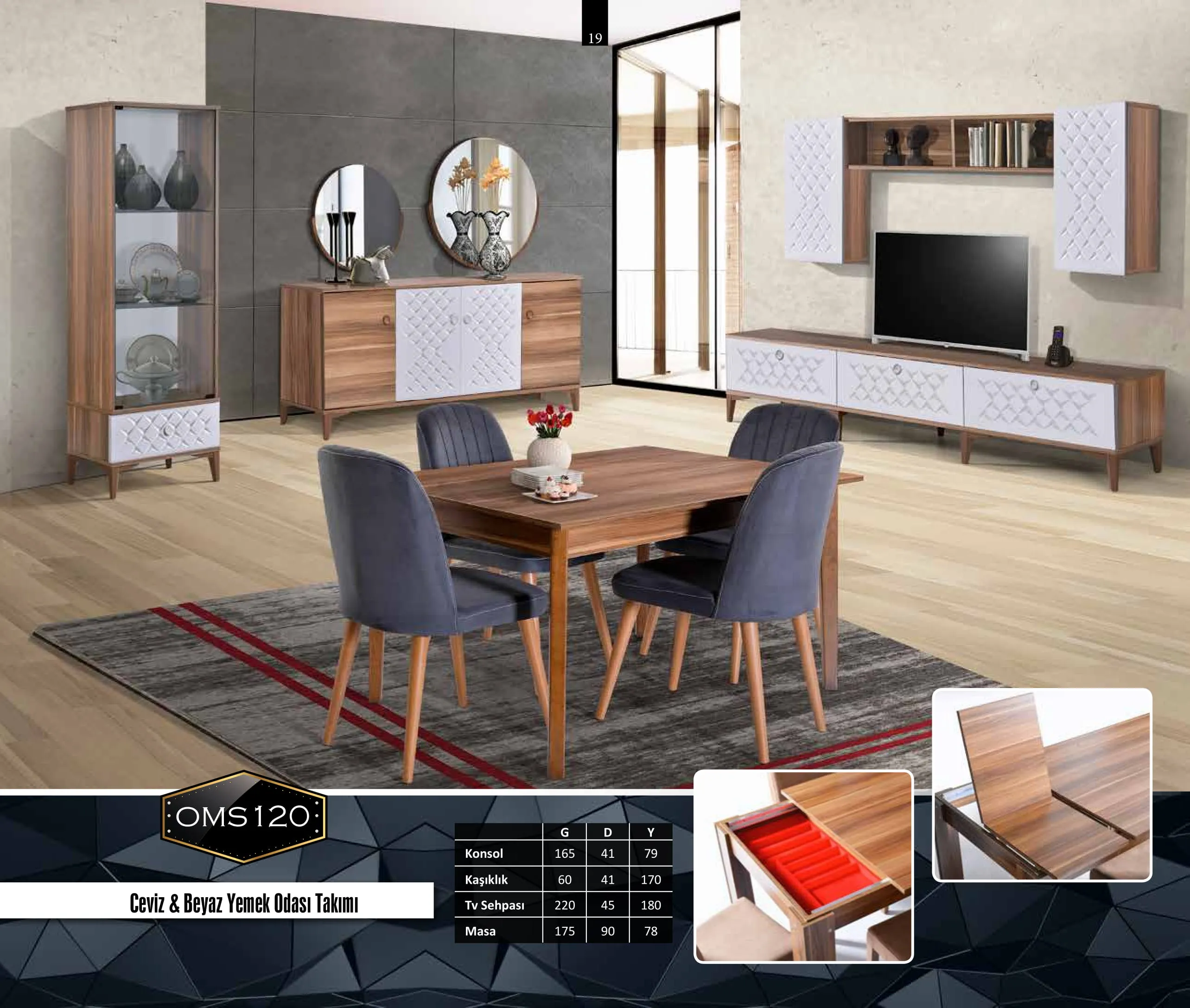İnegöl Ahşap Mobilya Koleksiyonu Model 019 (FOB/CIF) — Mobilya, Yatak Odası, Koltuk Takımları & Halı | COIDET & ATC