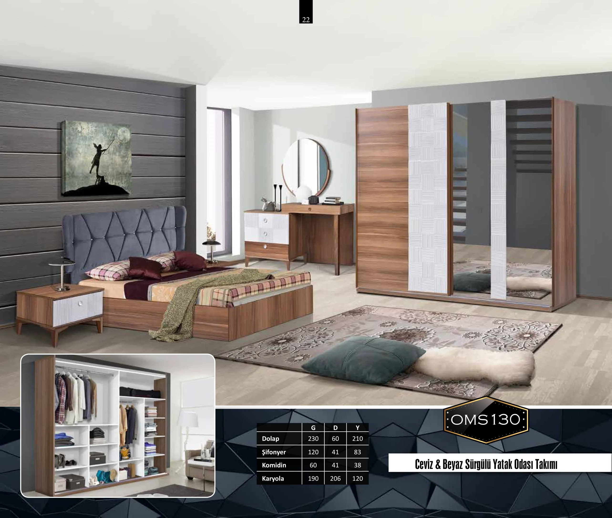 İnegöl Ahşap Mobilya Koleksiyonu Model 022 (FOB/CIF) — Mobilya, Yatak Odası, Koltuk Takımları & Halı | COIDET & ATC