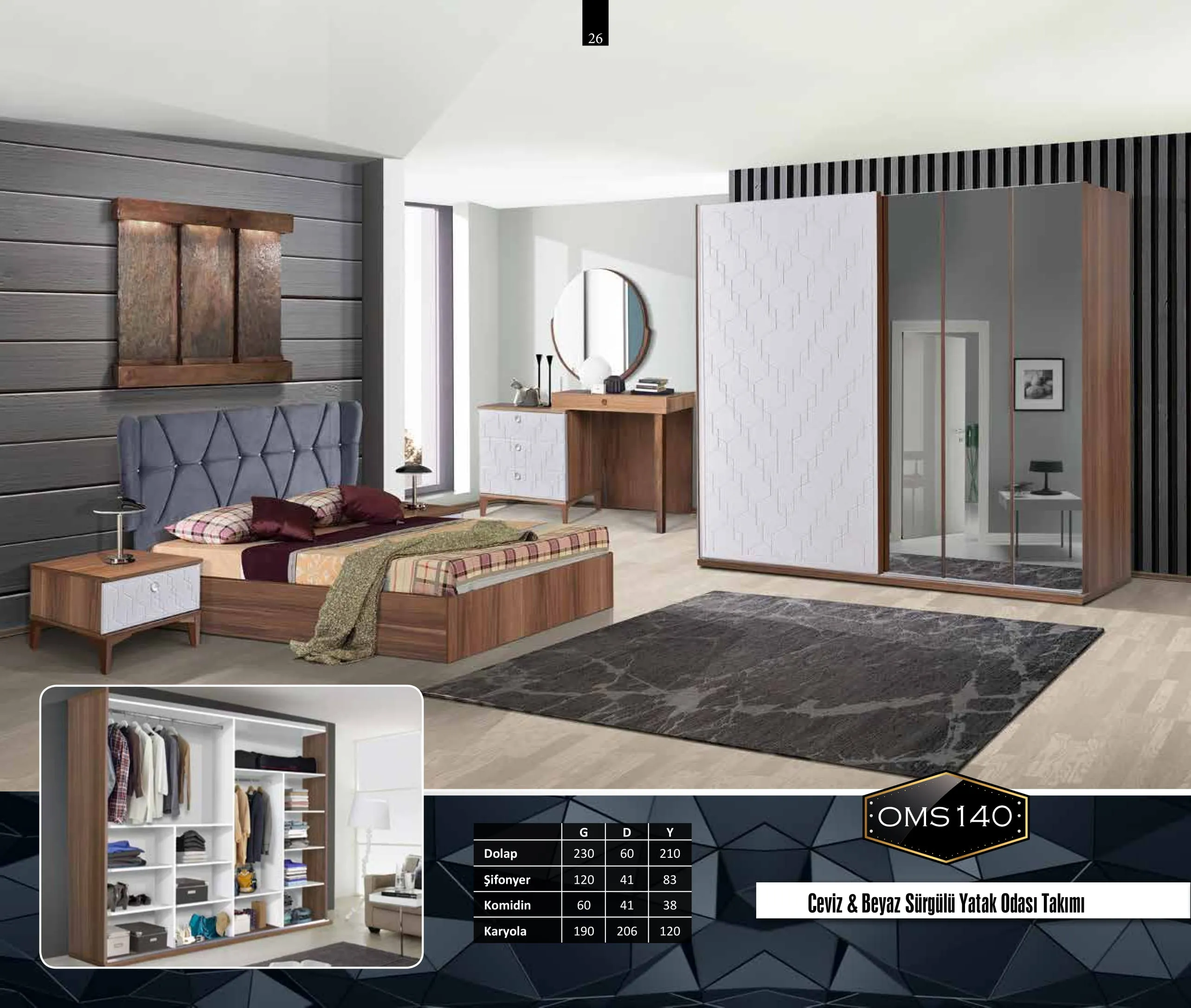 İnegöl Ahşap Mobilya Koleksiyonu Model 026 (FOB/CIF) — Mobilya, Yatak Odası, Koltuk Takımları & Halı | COIDET & ATC