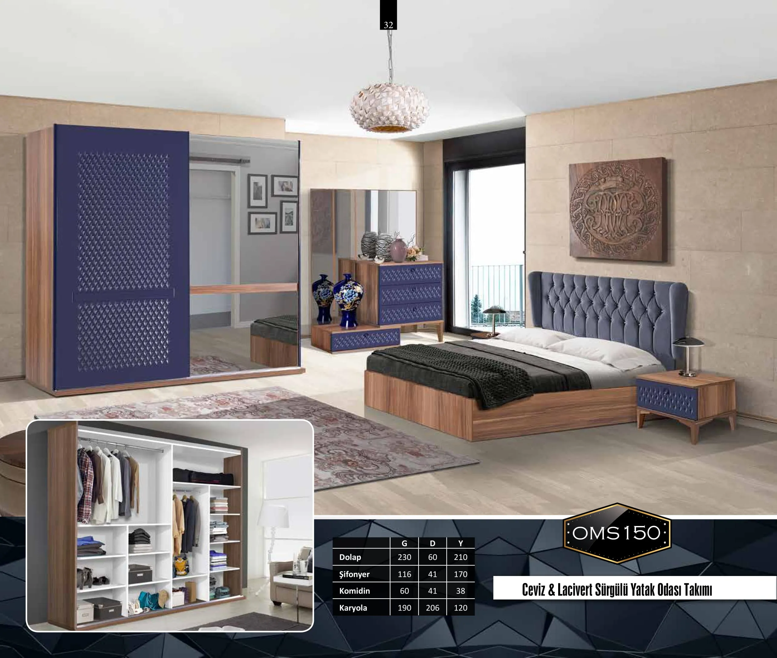 İnegöl Ahşap Mobilya Koleksiyonu Model 032 (FOB/CIF) — Mobilya, Yatak Odası, Koltuk Takımları & Halı | COIDET & ATC