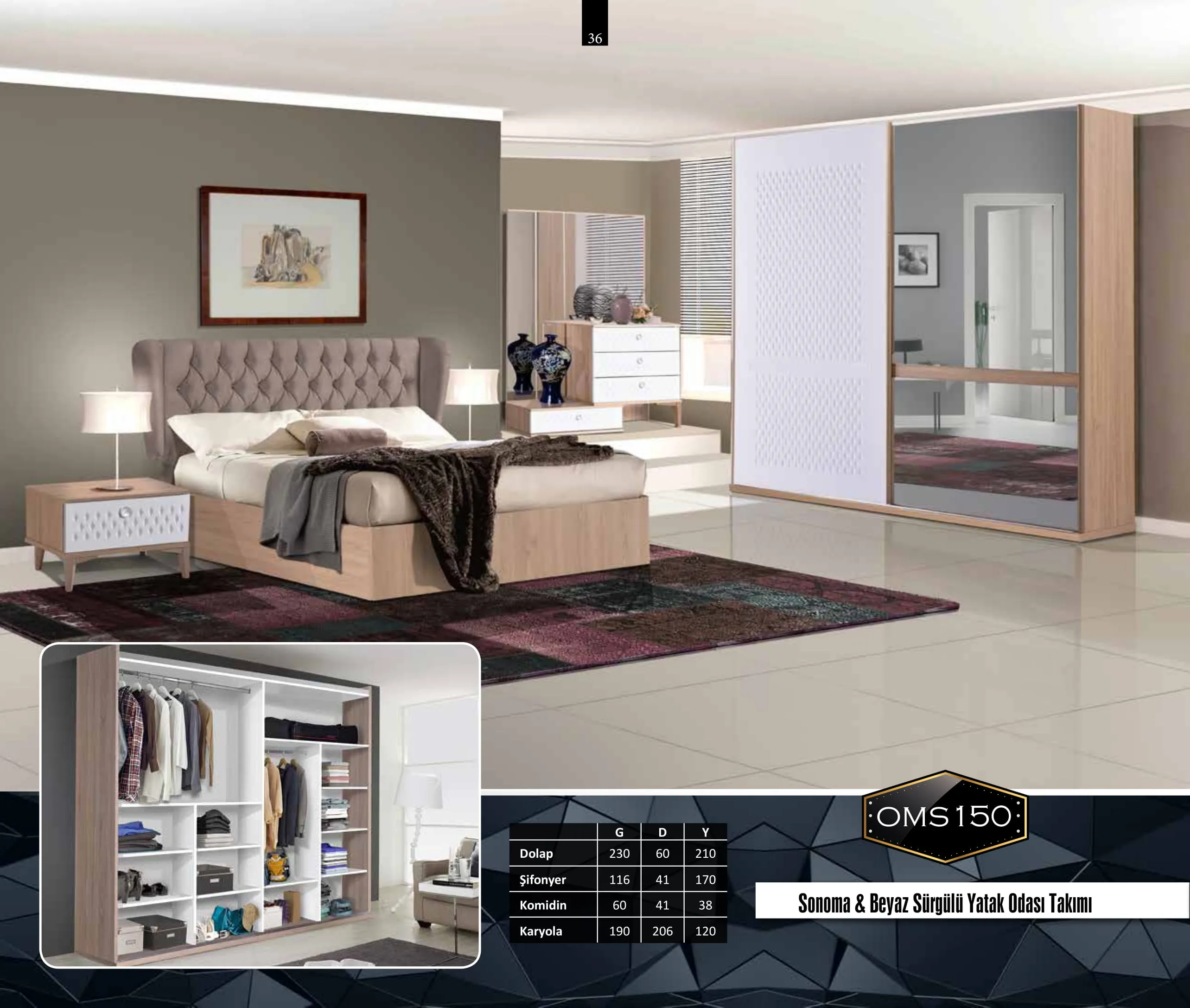 İnegöl Ahşap Mobilya Koleksiyonu Model 036 (FOB/CIF) — Mobilya, Yatak Odası, Koltuk Takımları & Halı | COIDET & ATC