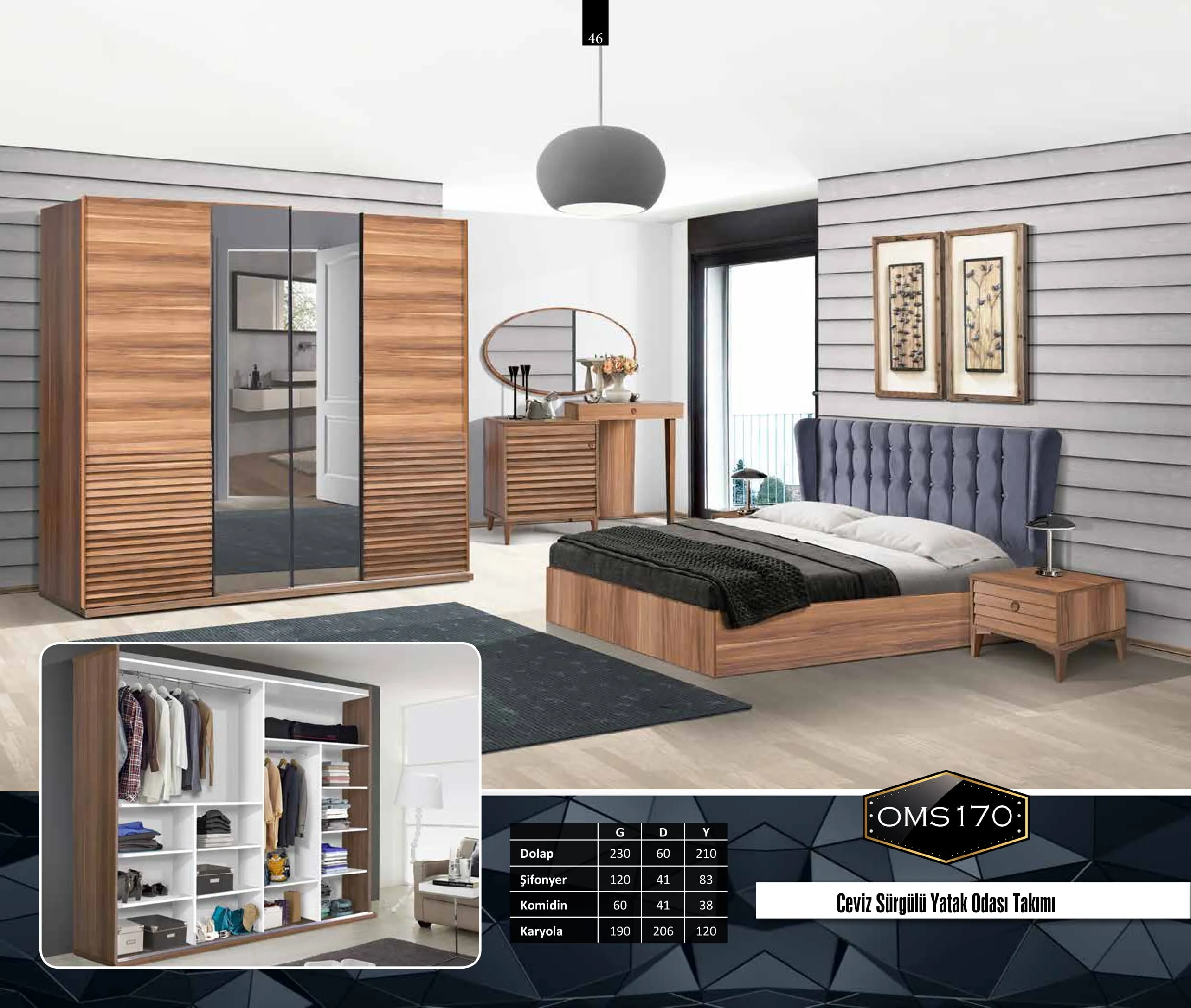 İnegöl Ahşap Mobilya Koleksiyonu Model 046 (FOB/CIF) — Mobilya, Yatak Odası, Koltuk Takımları & Halı | COIDET & ATC