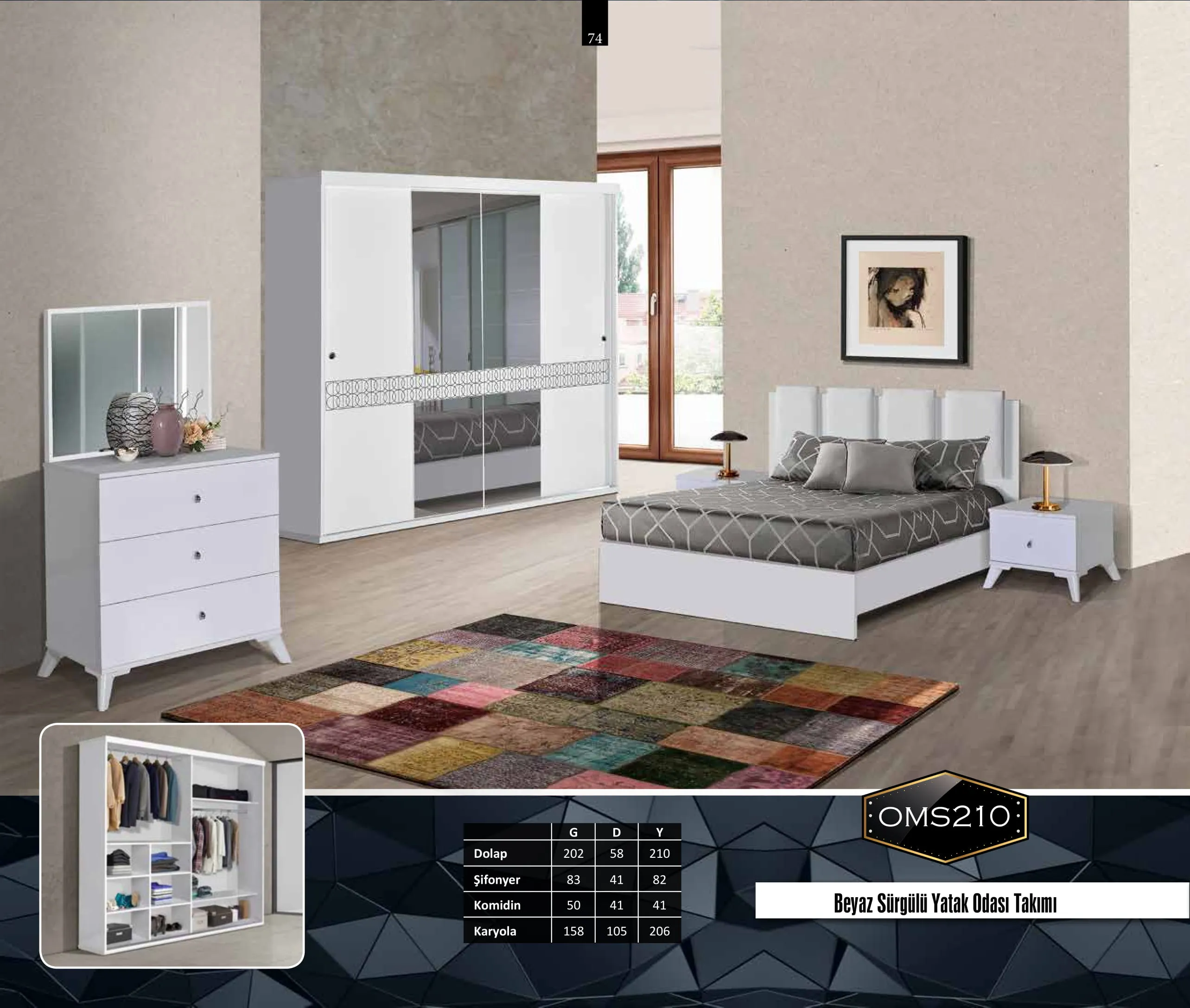 İnegöl Ahşap Mobilya Koleksiyonu Model 074 (FOB/CIF) — Mobilya, Yatak Odası, Koltuk Takımları & Halı | COIDET & ATC