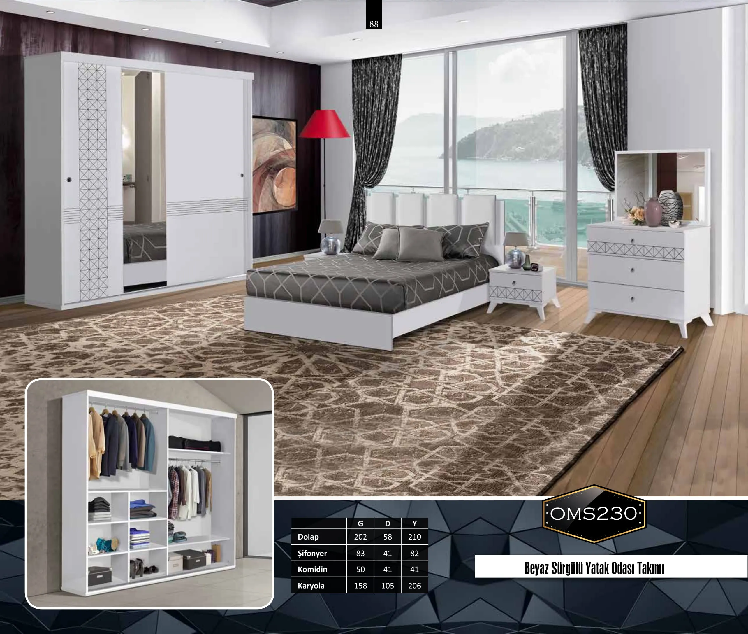 İnegöl Ahşap Mobilya Koleksiyonu Model 088 (FOB/CIF) — Mobilya, Yatak Odası, Koltuk Takımları & Halı | COIDET & ATC