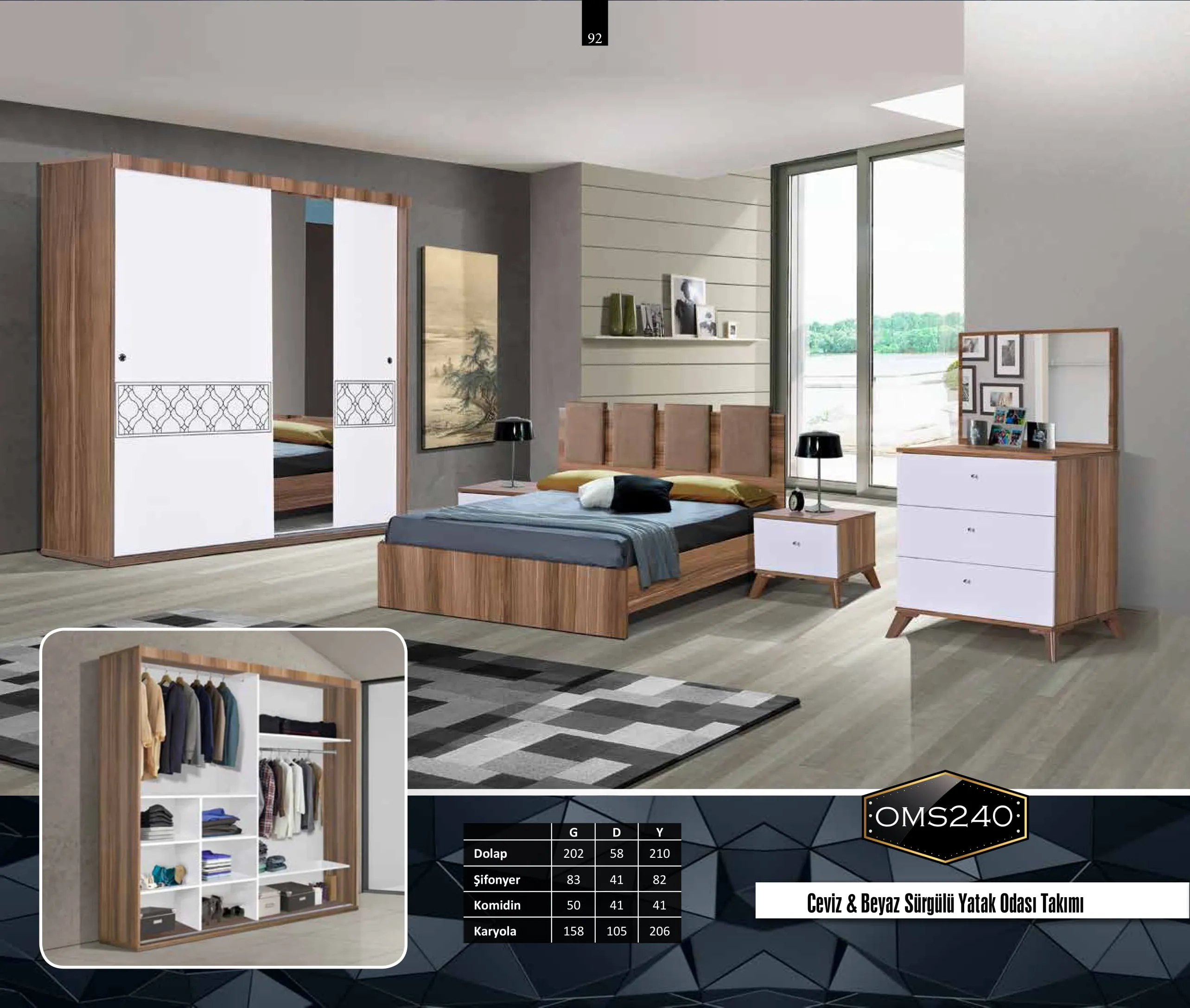 İnegöl Ahşap Mobilya Koleksiyonu Model 092 (FOB/CIF) — Mobilya, Yatak Odası, Koltuk Takımları & Halı | COIDET & ATC