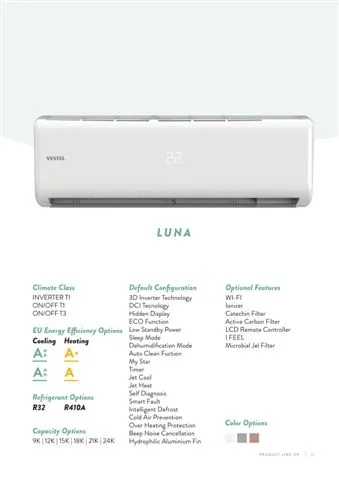 Climatiseur Mural Split Inverter (Chaud/Froid) Modèle 3 — Gros Électroménager, Froid & Électronique Grand Public | COIDET & ATC
