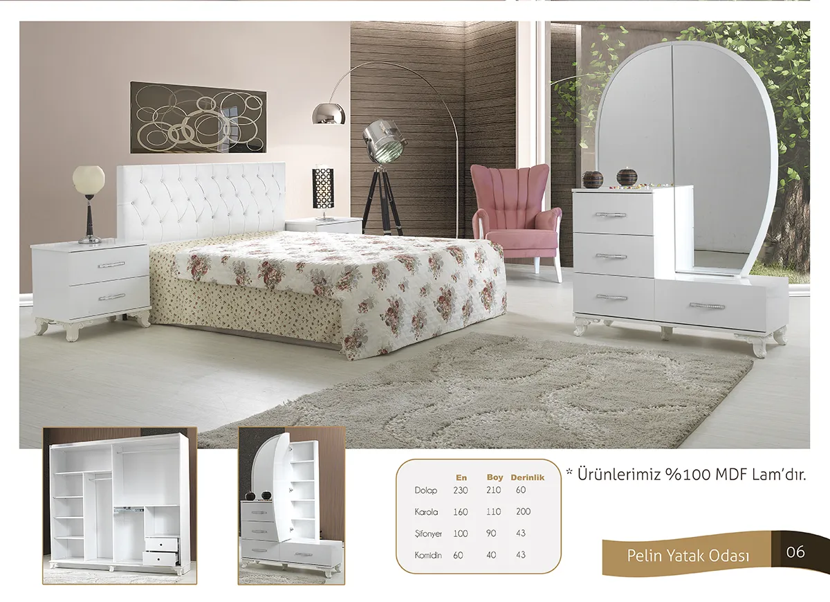 İnegöl & Kayseri Lüks Mobilya Koleksiyonu Model 106 — Mobilya, Yatak Odası, Koltuk Takımları & Halı | COIDET & ATC