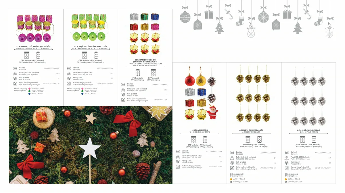 Christmas, Holiday & Party Celebration Decoration Model 33 — Christmas Trees, Party & Holiday Decorations | COIDET