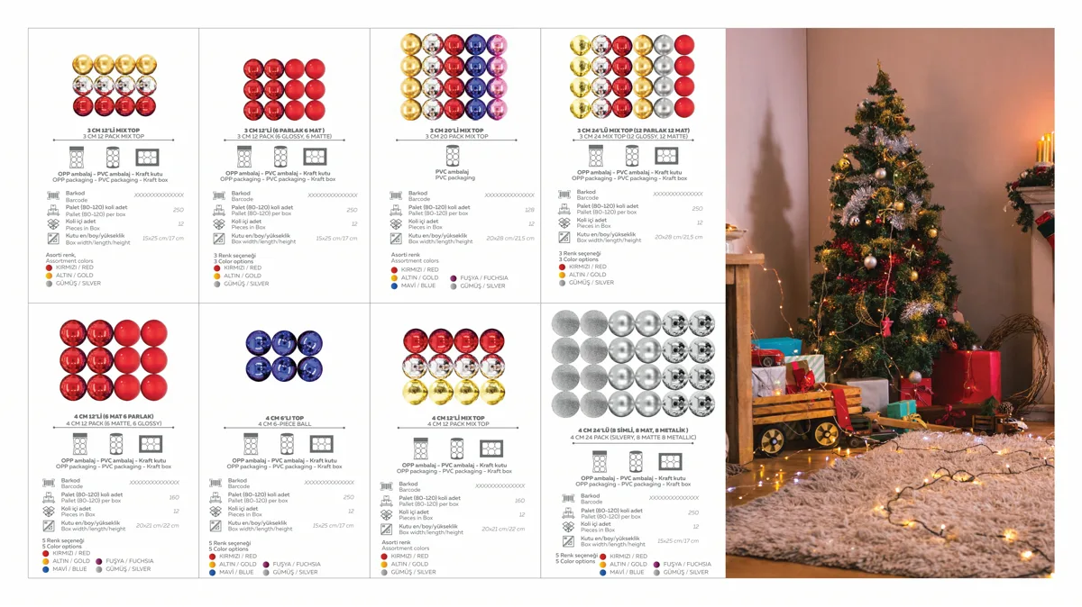 Christmas, Holiday & Party Celebration Decoration Model 44 — Christmas Trees, Party & Holiday Decorations | COIDET
