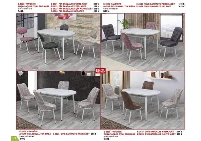 Ekol Ergonomik Baza, Başlık ve Koltuk Serisi No: 074 — Mobilya, Yatak Odası, Koltuk Takımları & Halı | COIDET & ATC