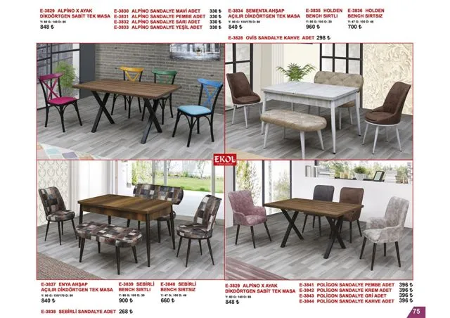 Ekol Ergonomik Baza, Başlık ve Koltuk Serisi No: 075 — Mobilya, Yatak Odası, Koltuk Takımları & Halı | COIDET & ATC