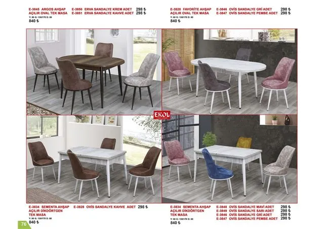 Ekol Ergonomik Baza, Başlık ve Koltuk Serisi No: 076 — Mobilya, Yatak Odası, Koltuk Takımları & Halı | COIDET & ATC