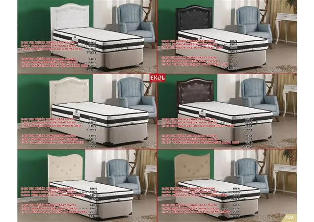 Ekol Ergonomik Baza, Başlık ve Koltuk Serisi No: 129 — Mobilya, Yatak Odası, Koltuk Takımları & Halı | COIDET & ATC
