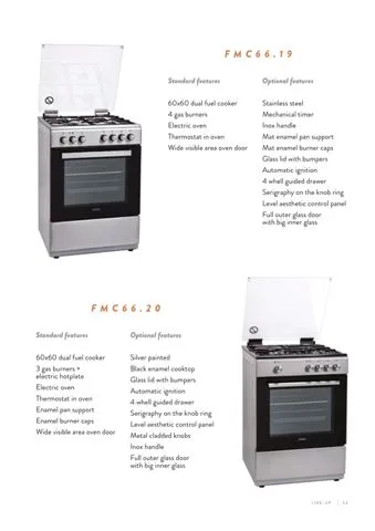 Cuisinière Solo à Gaz 4 Feux avec Gril (GPL/Gaz Naturel) Modèle 126 — Gros Électroménager, Froid & Électronique Grand Public | COIDET & ATC