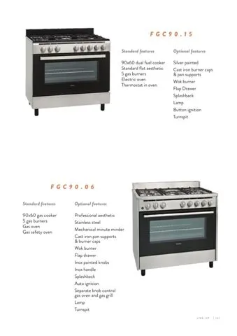 Cuisinière Solo à Gaz 4 Feux avec Gril (GPL/Gaz Naturel) Modèle 161 — Gros Électroménager, Froid & Électronique Grand Public | COIDET & ATC