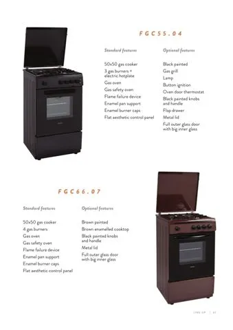 Cuisinière Solo à Gaz 4 Feux avec Gril (GPL/Gaz Naturel) Modèle 184 — Gros Électroménager, Froid & Électronique Grand Public | COIDET & ATC